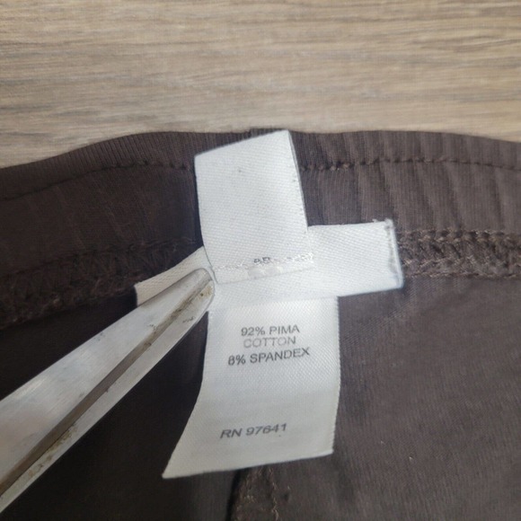 J Jill Pants Womens Small Brown Stretch Pull On Ankle Jegging Elastic Waistband - Picture 5 of 9
